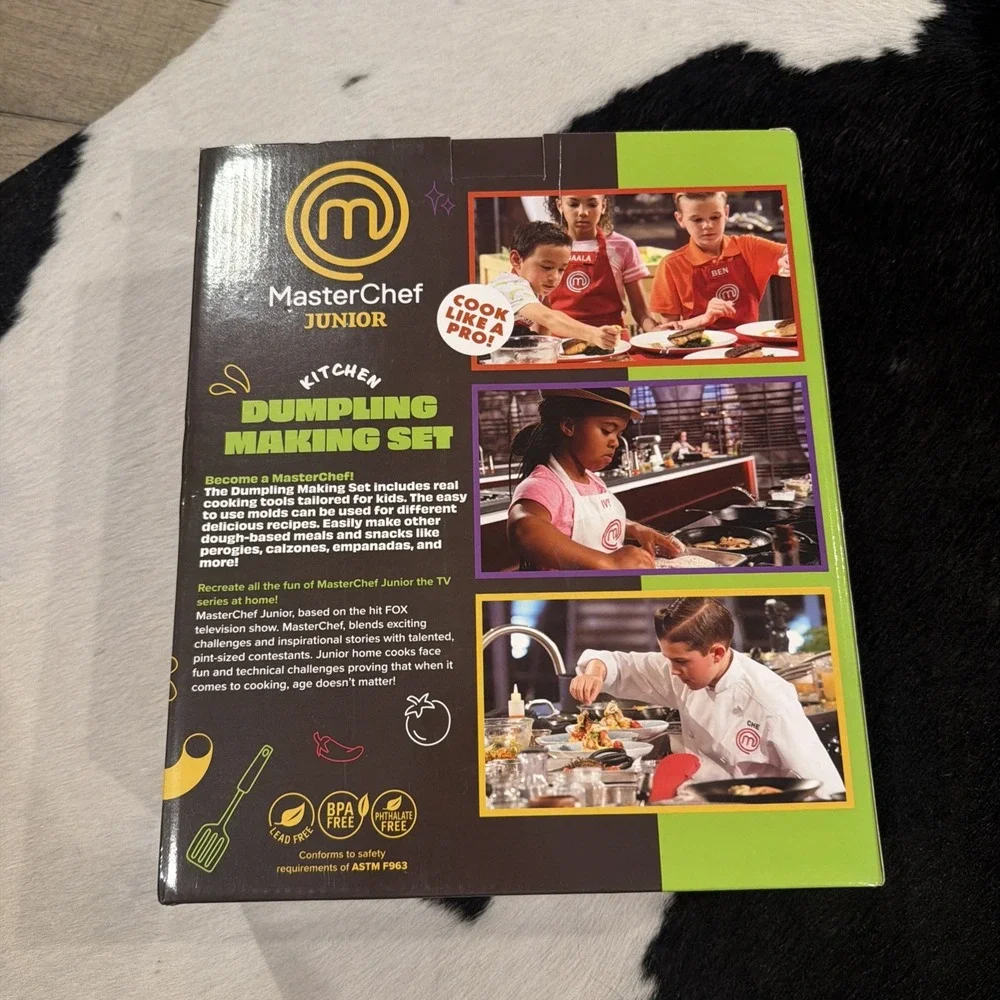 MasterChef Junior Dumpling‎ Making 5 Pc Kit- Real Cookware for Kids W Recipes